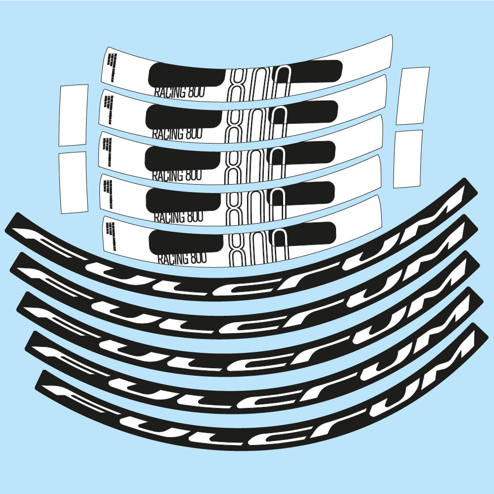 Stickers Fulcrum Racing 800 DB Disc compatibles - Autocollants roue vélo route