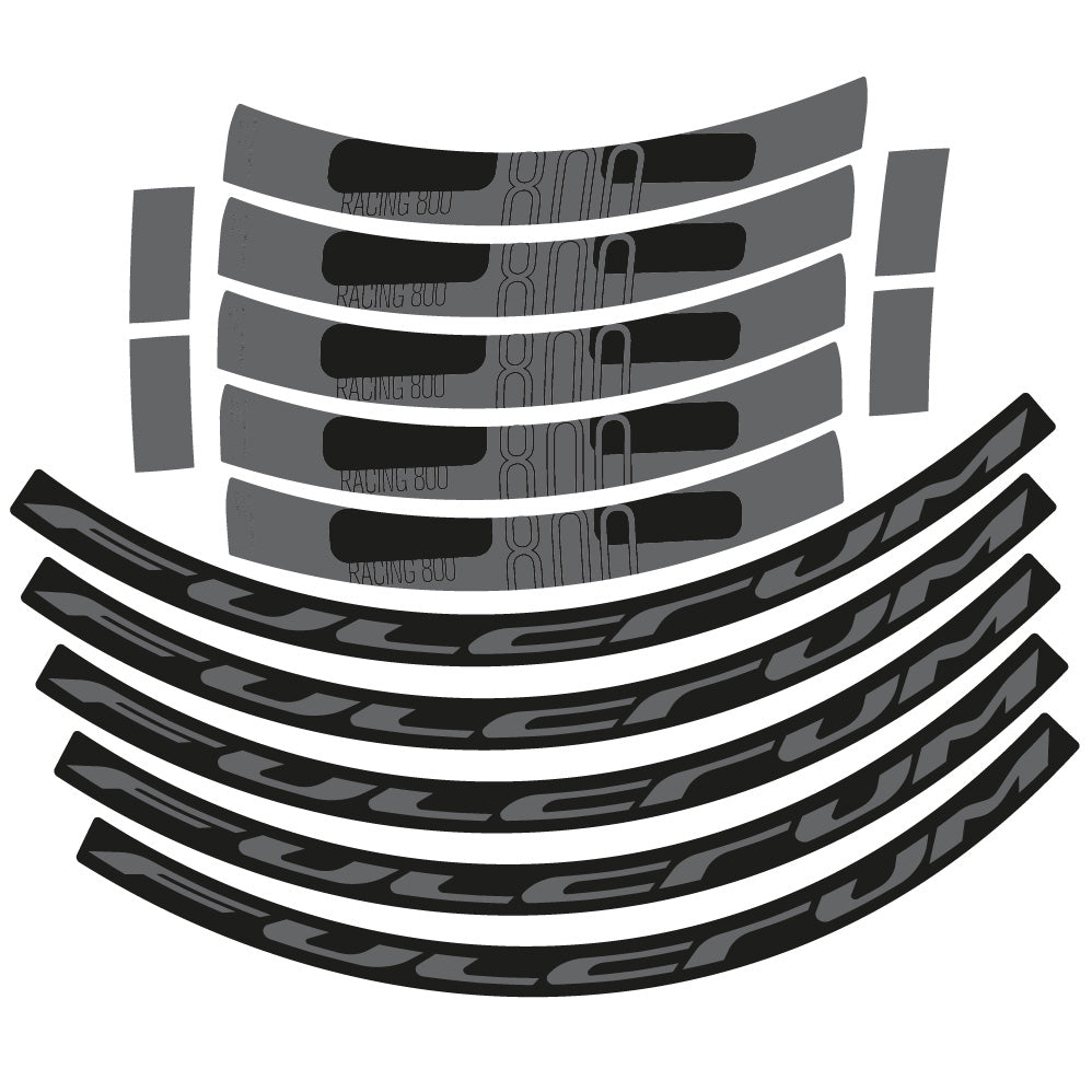 Stickers Fulcrum Racing 800 DB Disc compatibles - Autocollants roue vélo route
