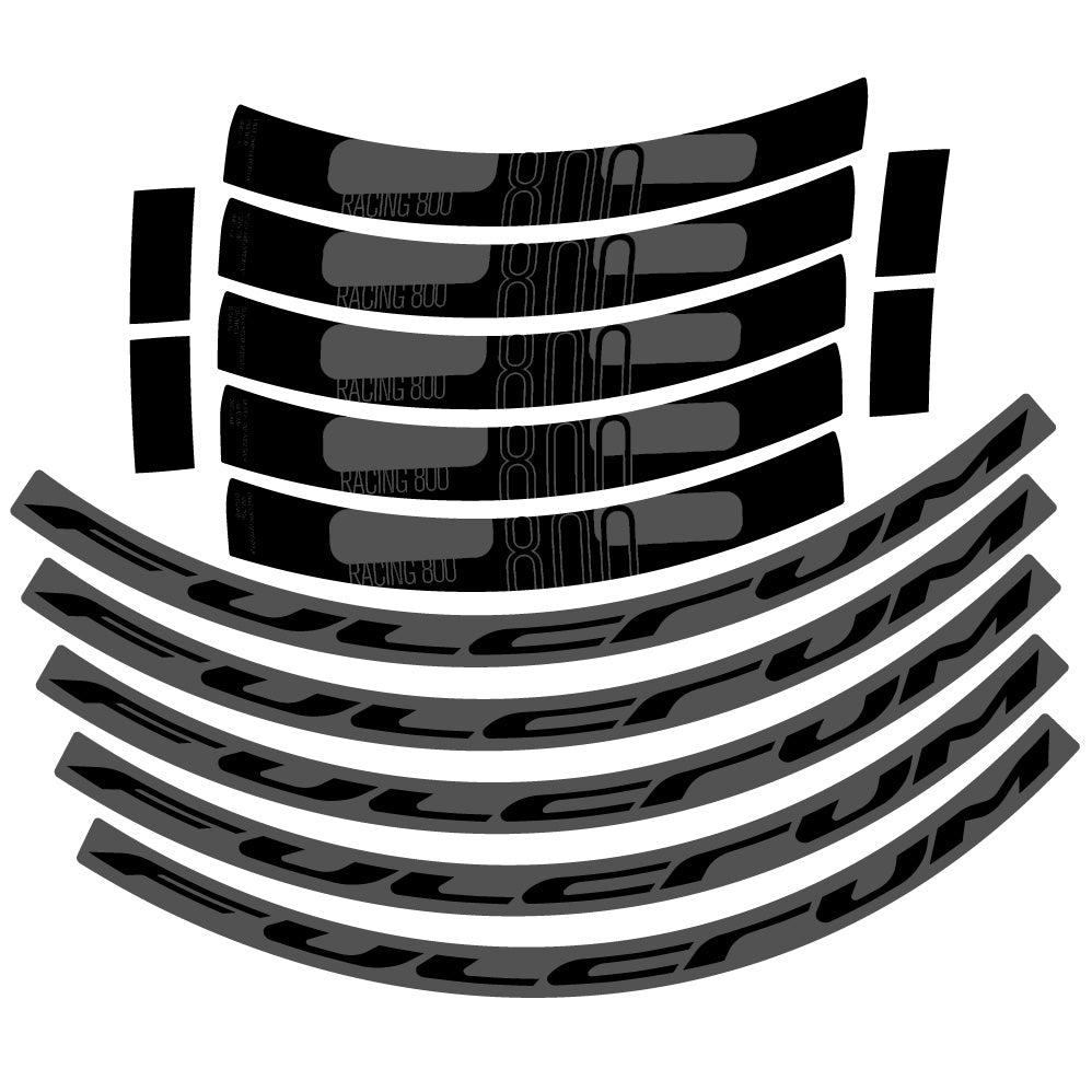 Stickers Fulcrum Racing 800 DB Disc compatibles Autocollants roues Route