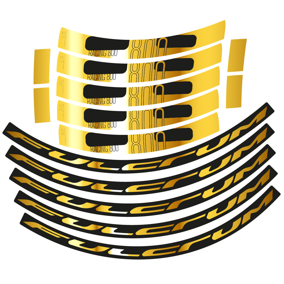 Stickers Fulcrum Racing 800 DB Disc compatibles - Autocollants roue vélo route