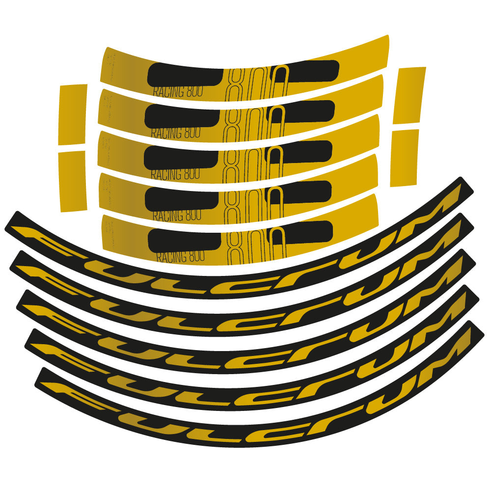 Stickers Fulcrum Racing 800 DB Disc compatibles - Autocollants roue vélo route