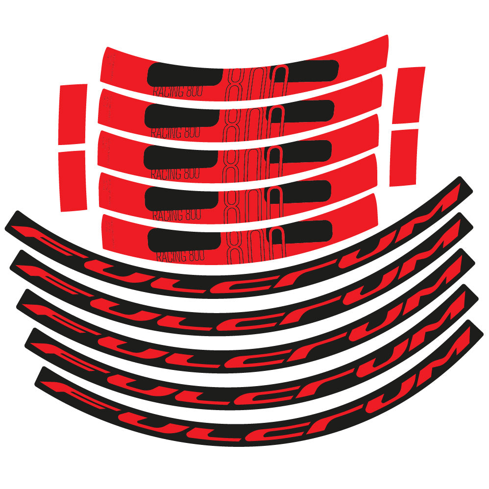 Stickers Fulcrum Racing 800 DB Disc compatibles - Autocollants roue vélo route
