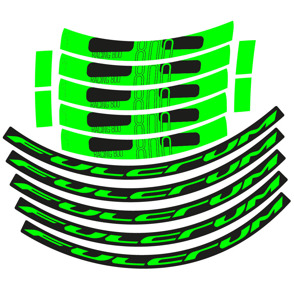 Stickers Fulcrum Racing 800 DB Disc compatibles - Autocollants roue vélo route