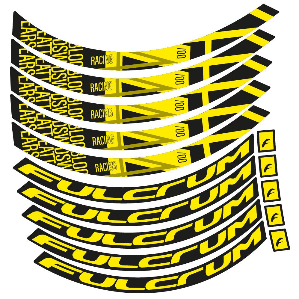 Stickers Fulcrum Racing 400 DB compatibles Autocollants roues Route