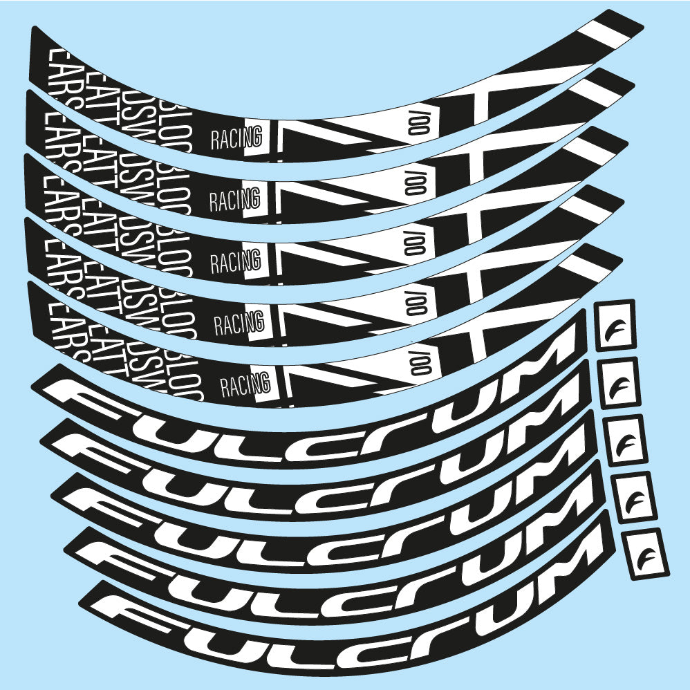 Stickers Fulcrum Racing 400 DB compatibles Autocollants roues Route