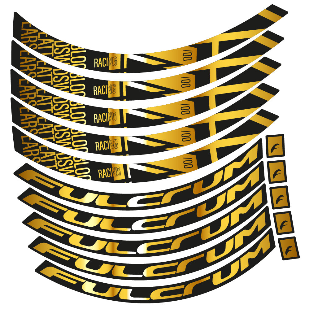 Stickers Fulcrum Racing 400 DB compatibles Autocollants roues Route