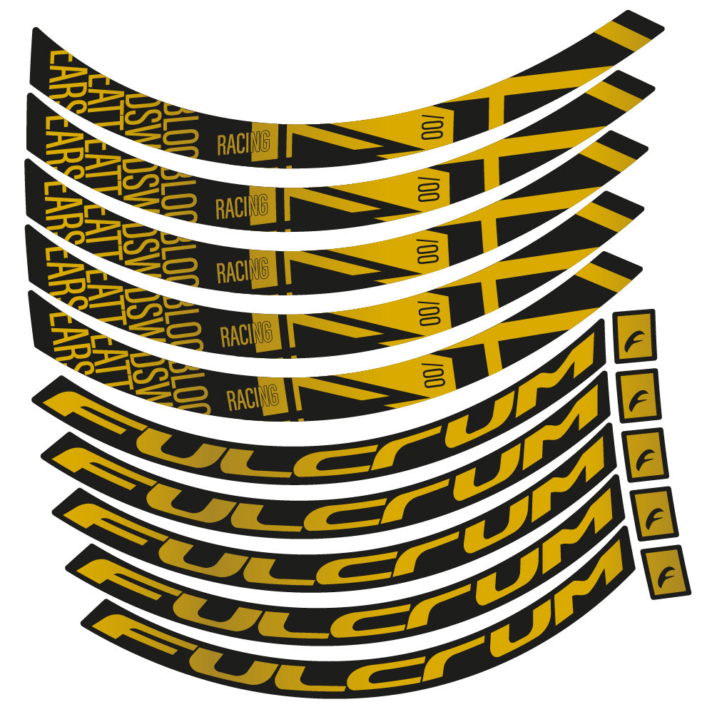 Stickers Fulcrum Racing 400 DB compatibles Autocollants roues Route