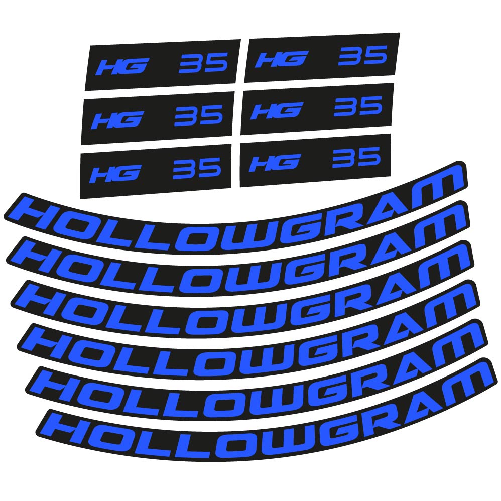 Stickers Hollowgram HG 35 compatibles Autocollants roues Route