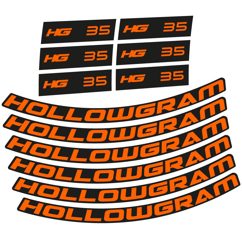 Stickers Hollowgram HG 35 compatibles Autocollants roues Route