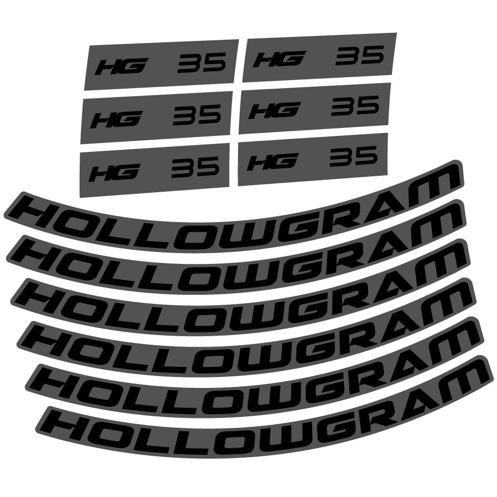 Stickers Hollowgram HG 35 compatibles Autocollants roues Route