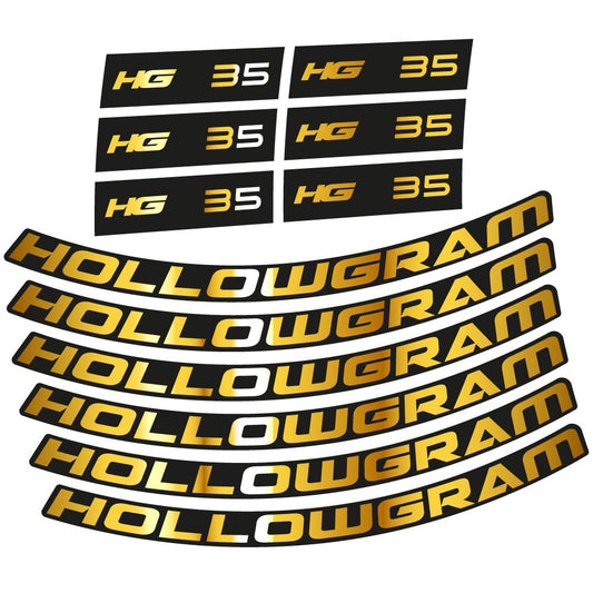 Stickers Hollowgram HG 35 compatibles Autocollants roues Route