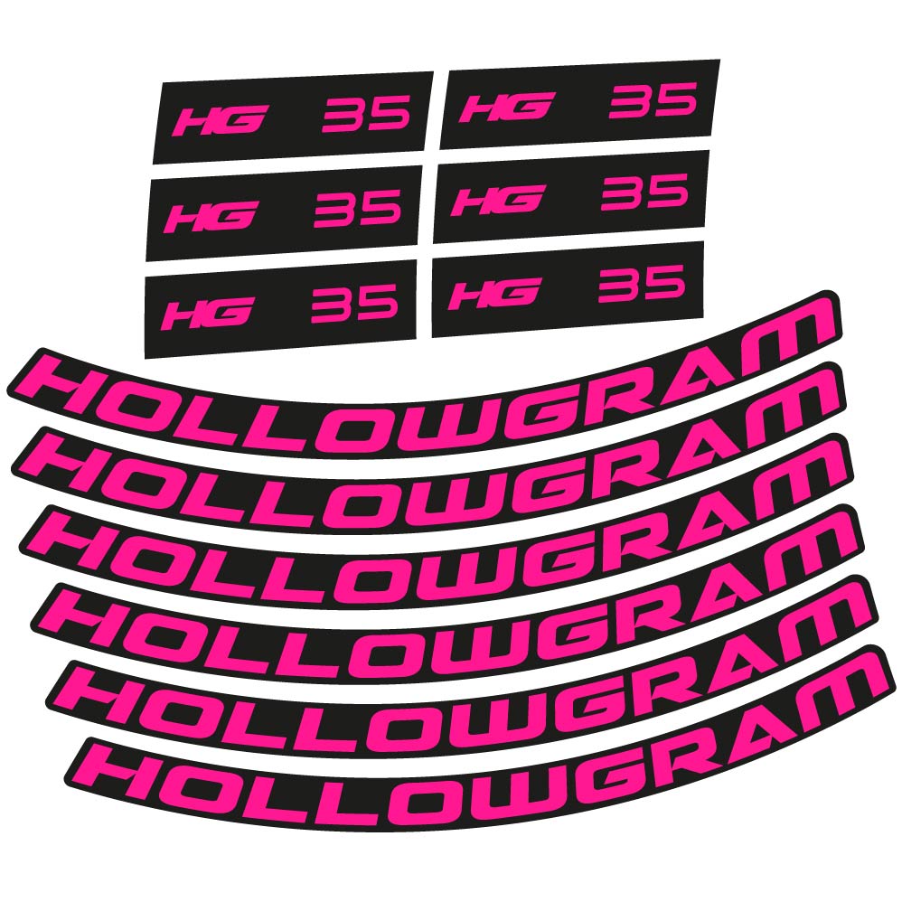 Stickers Hollowgram HG 35 compatibles Autocollants roues Route