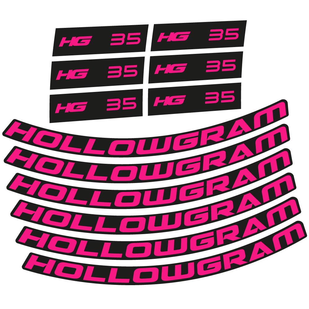Stickers Hollowgram HG 35 compatibles Autocollants roues Route