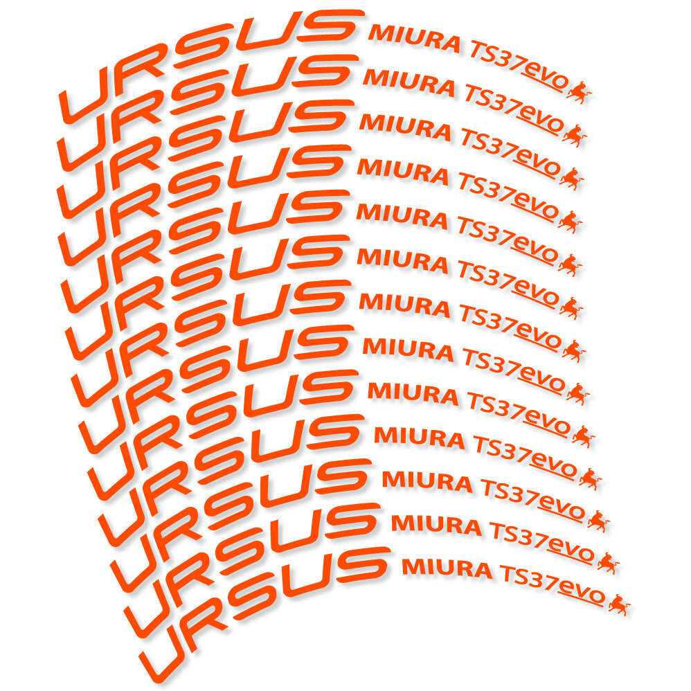 Stickers Ursus Miura Ts37 Evo Disc compatibles Autocollants roues Route