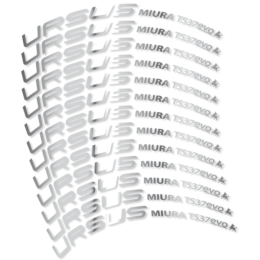 Stickers Ursus Miura Ts37 Evo Disc compatibles Autocollants roues Route
