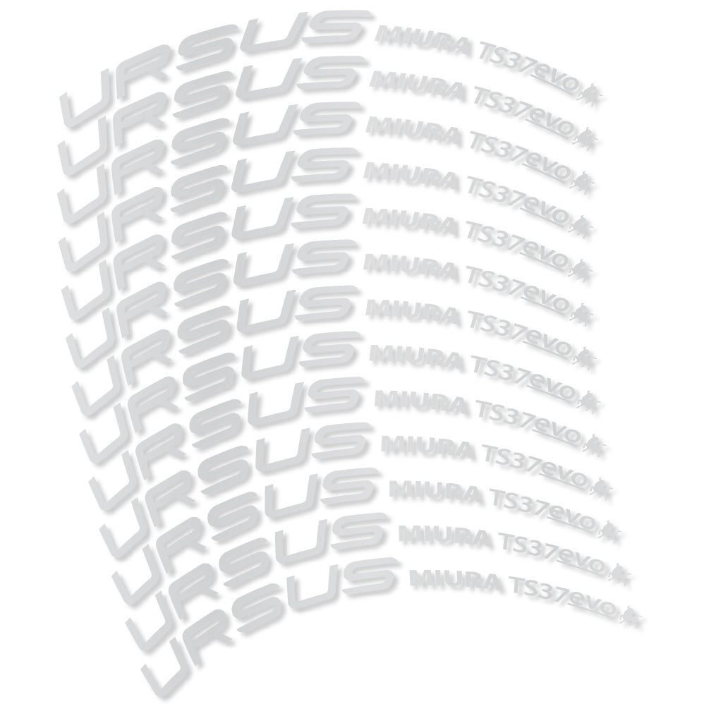 Stickers Ursus Miura Ts37 Evo Disc compatibles Autocollants roues Route