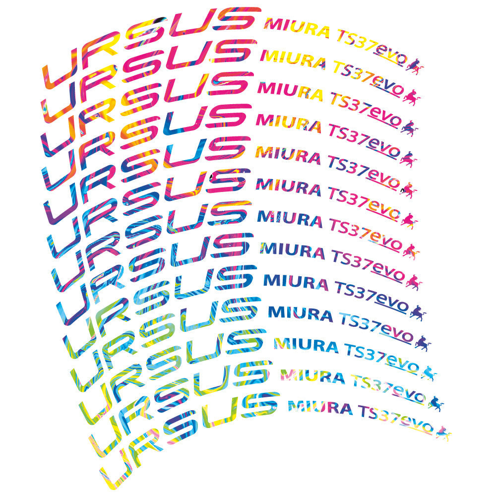 Stickers Ursus Miura Ts37 Evo Disc compatibles Autocollants roues Route