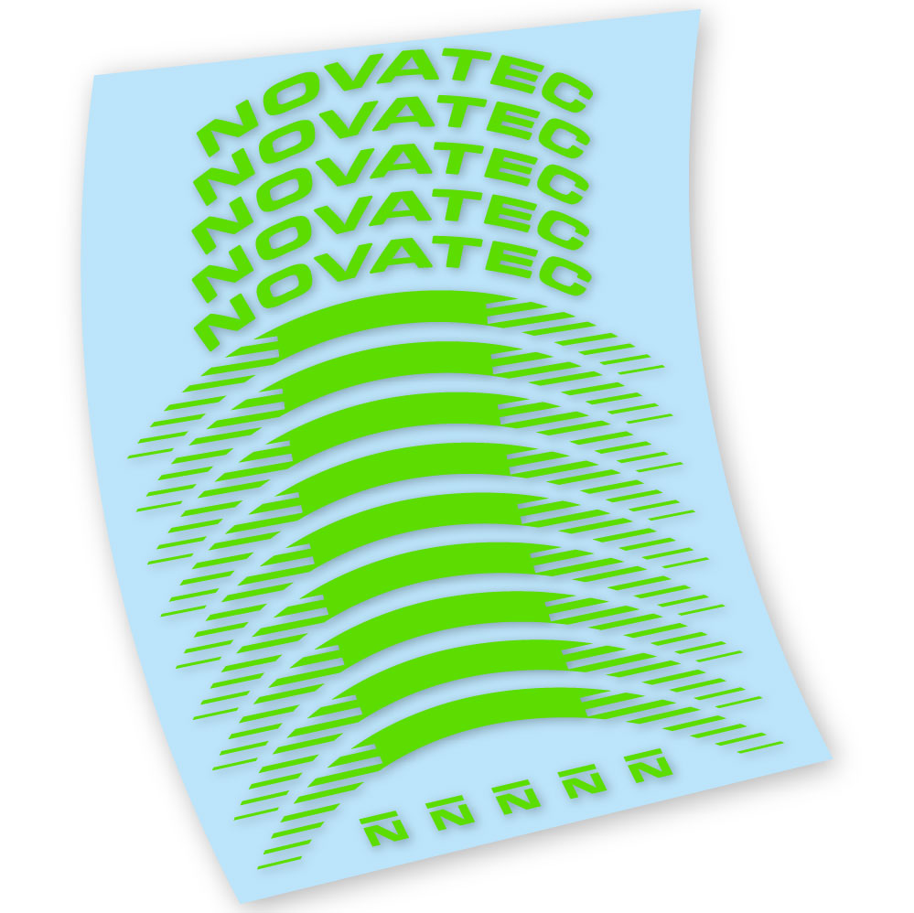 Stickers Novatec R3 Disc compatibles Autocollants roues Route