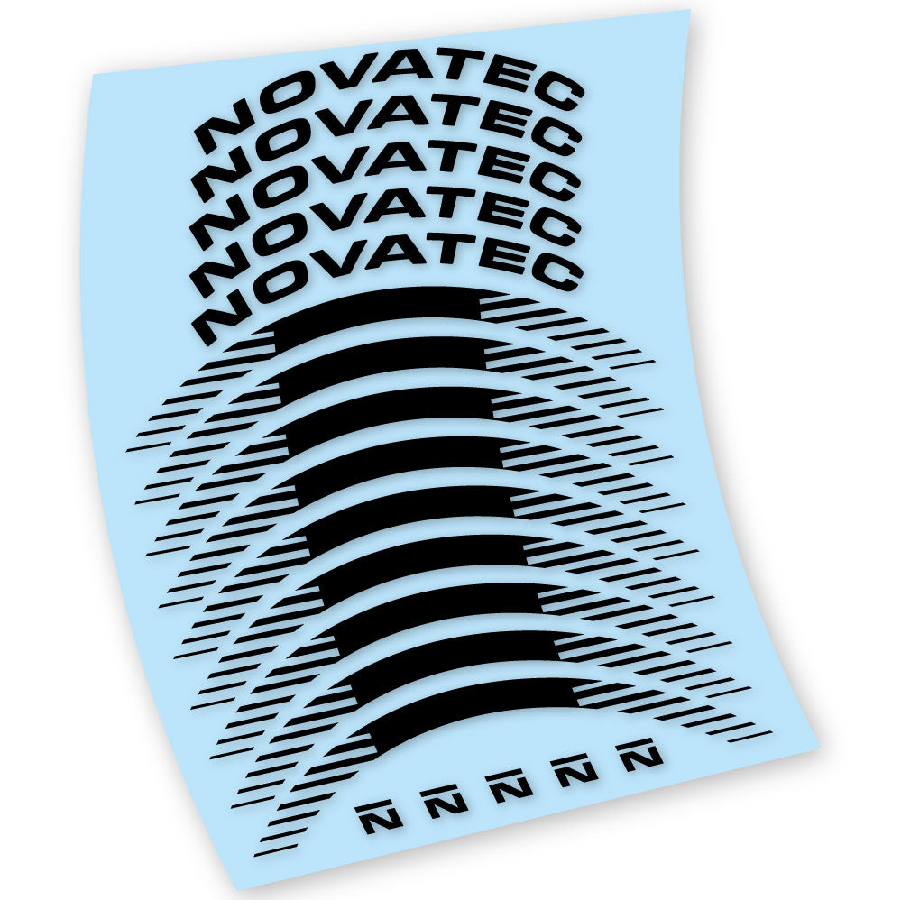 Stickers Novatec R3 Disc compatibles Autocollants roues Route