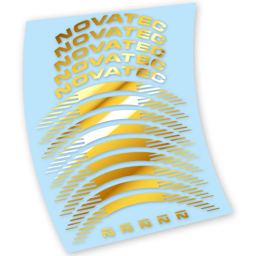 Stickers Novatec R3 Disc compatibles Autocollants roues Route