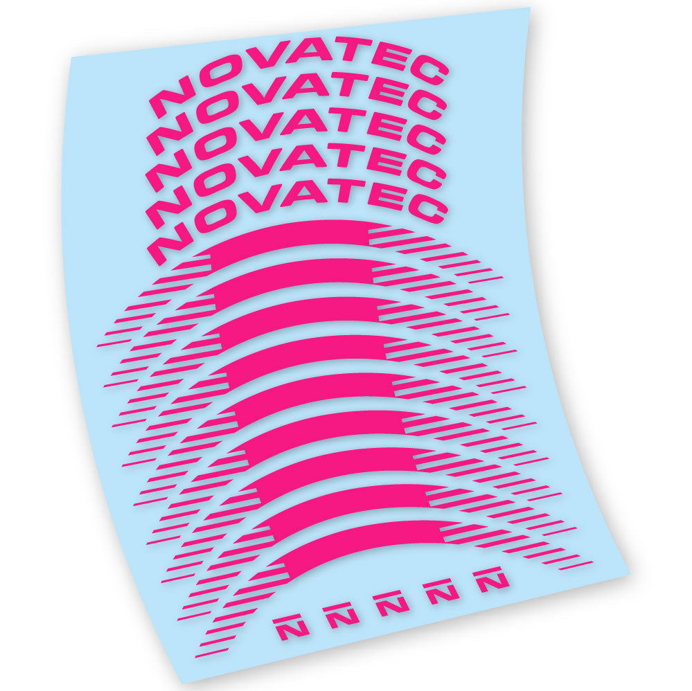 Stickers Novatec R3 Disc compatibles Autocollants roues Route