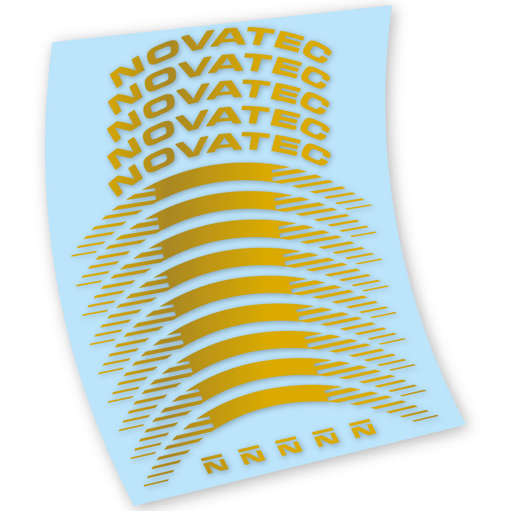 Stickers Novatec R3 Disc compatibles Autocollants roues Route