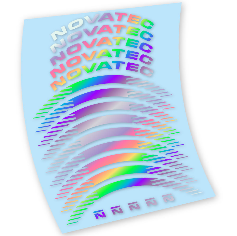 Stickers Novatec R3 Disc compatibles Autocollants roues Route