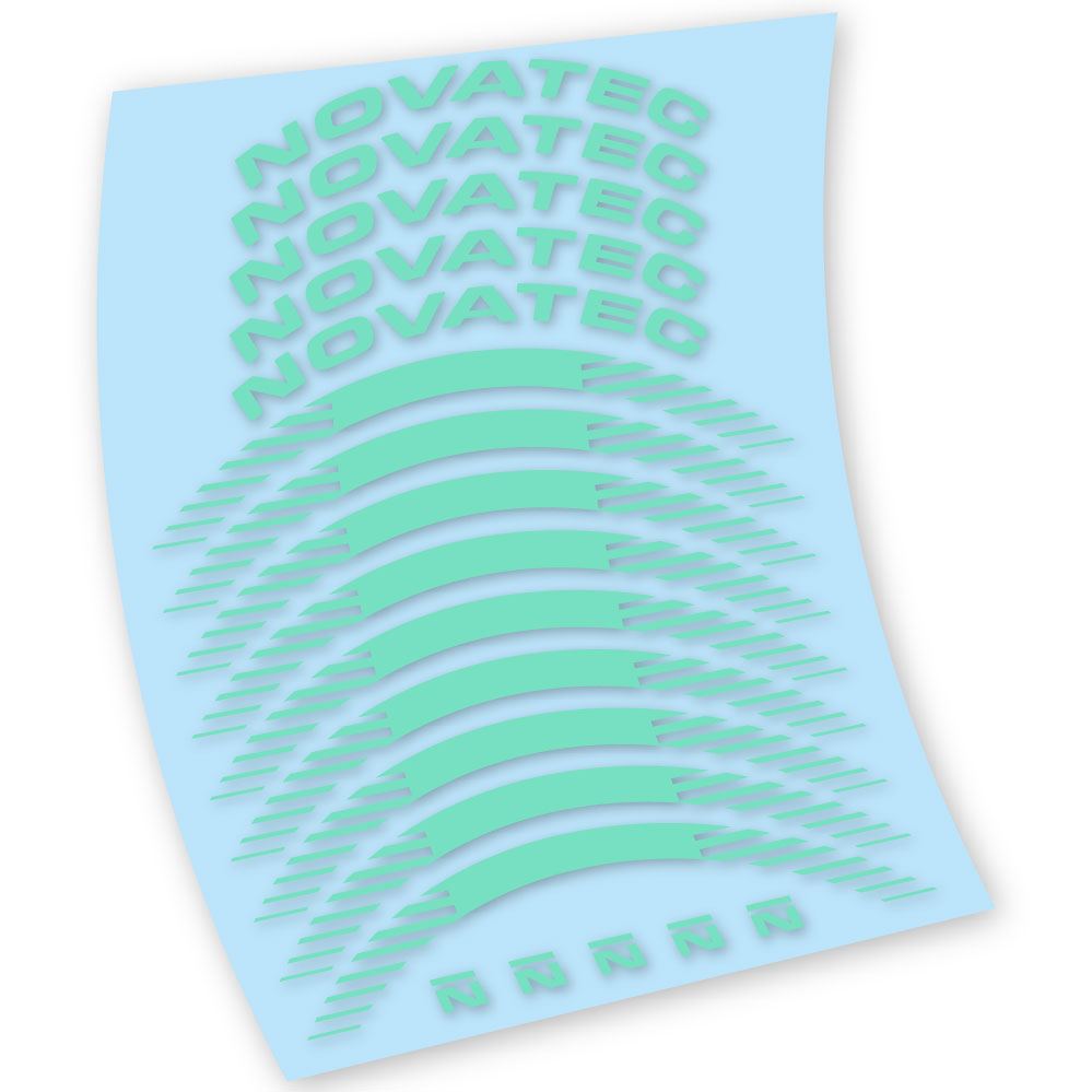 Stickers Novatec R3 Disc compatibles Autocollants roues Route