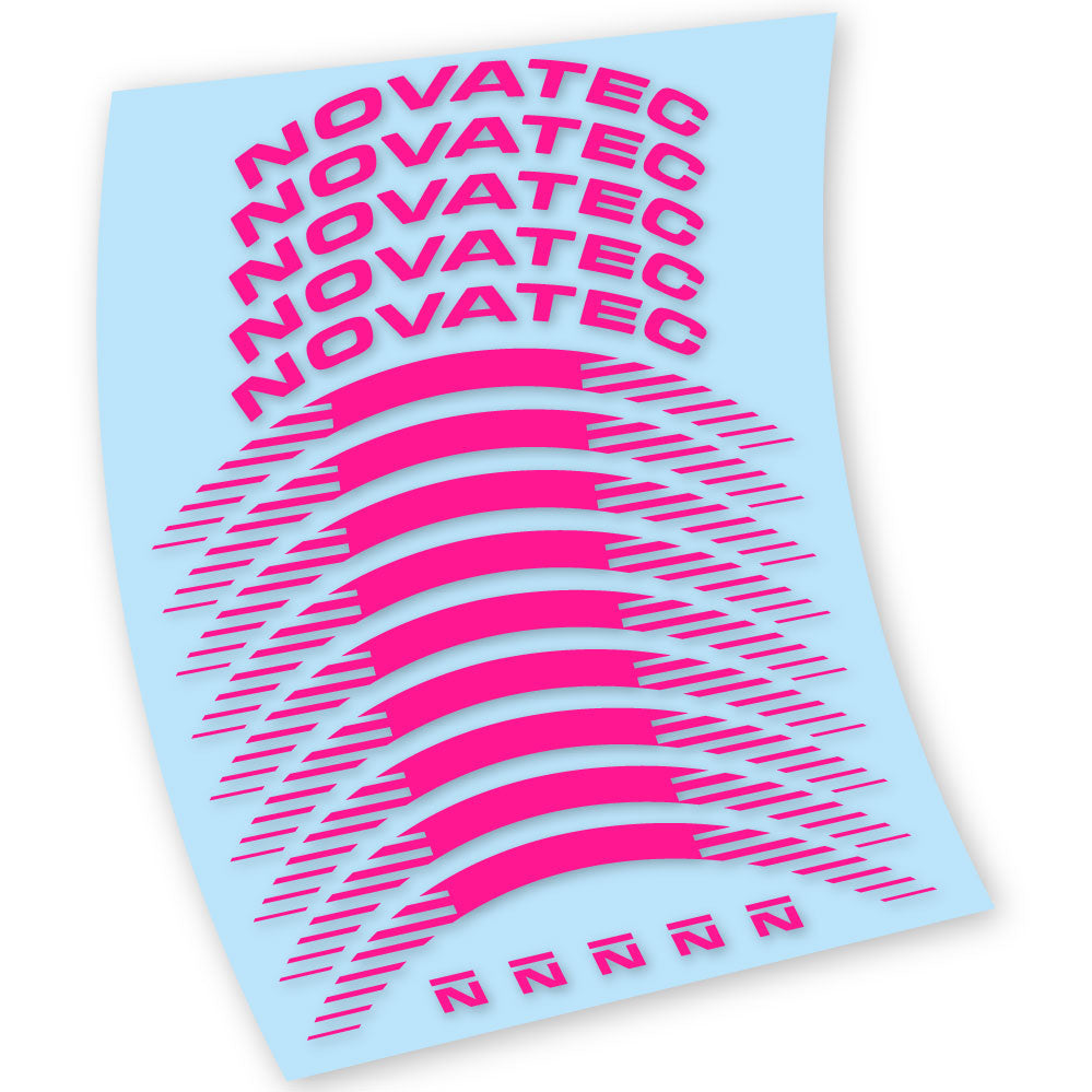 Stickers Novatec R3 Disc compatibles Autocollants roues Route