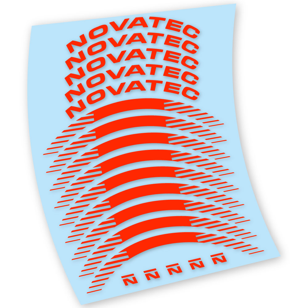 Stickers Novatec R3 Disc compatibles Autocollants roues Route
