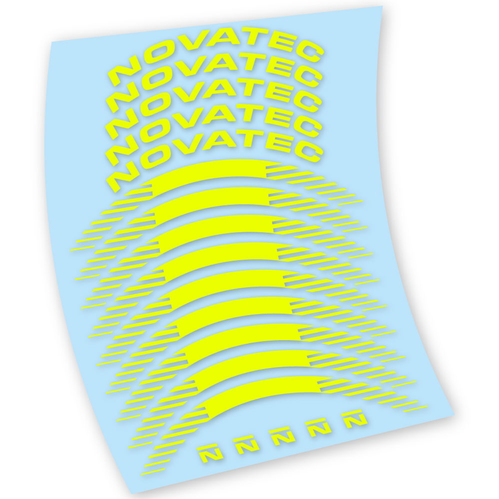 Stickers Novatec R3 Disc compatibles Autocollants roues Route