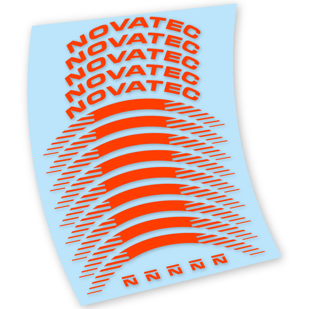 Stickers Novatec R3 Disc compatibles Autocollants roues Route