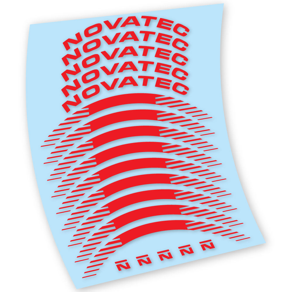 Stickers Novatec R3 Disc compatibles Autocollants roues Route