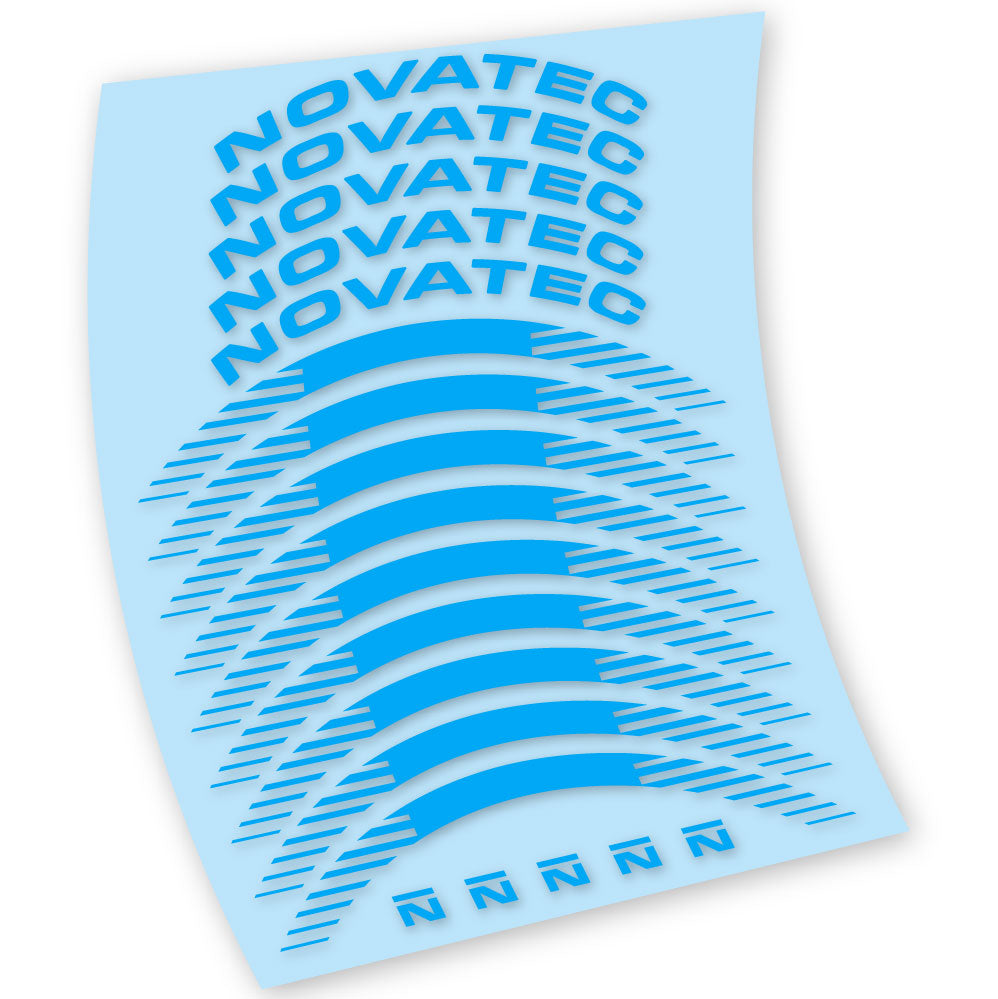 Stickers Novatec R3 Disc compatibles Autocollants roues Route