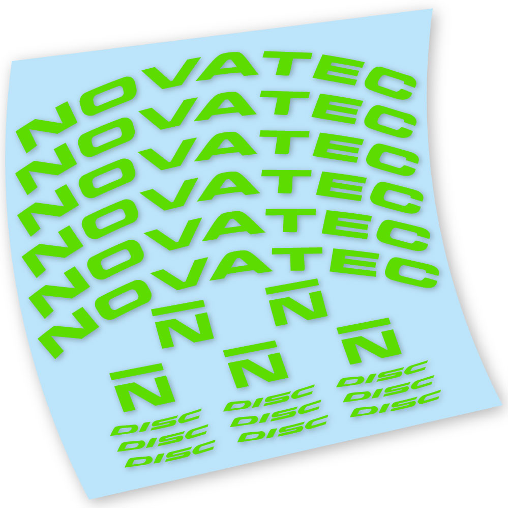 Stickers Novatec R3 Disc compatibles Autocollants roues Route