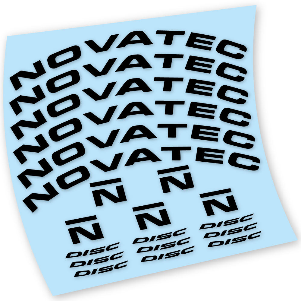 Stickers Novatec R3 Disc compatibles Autocollants roues Route