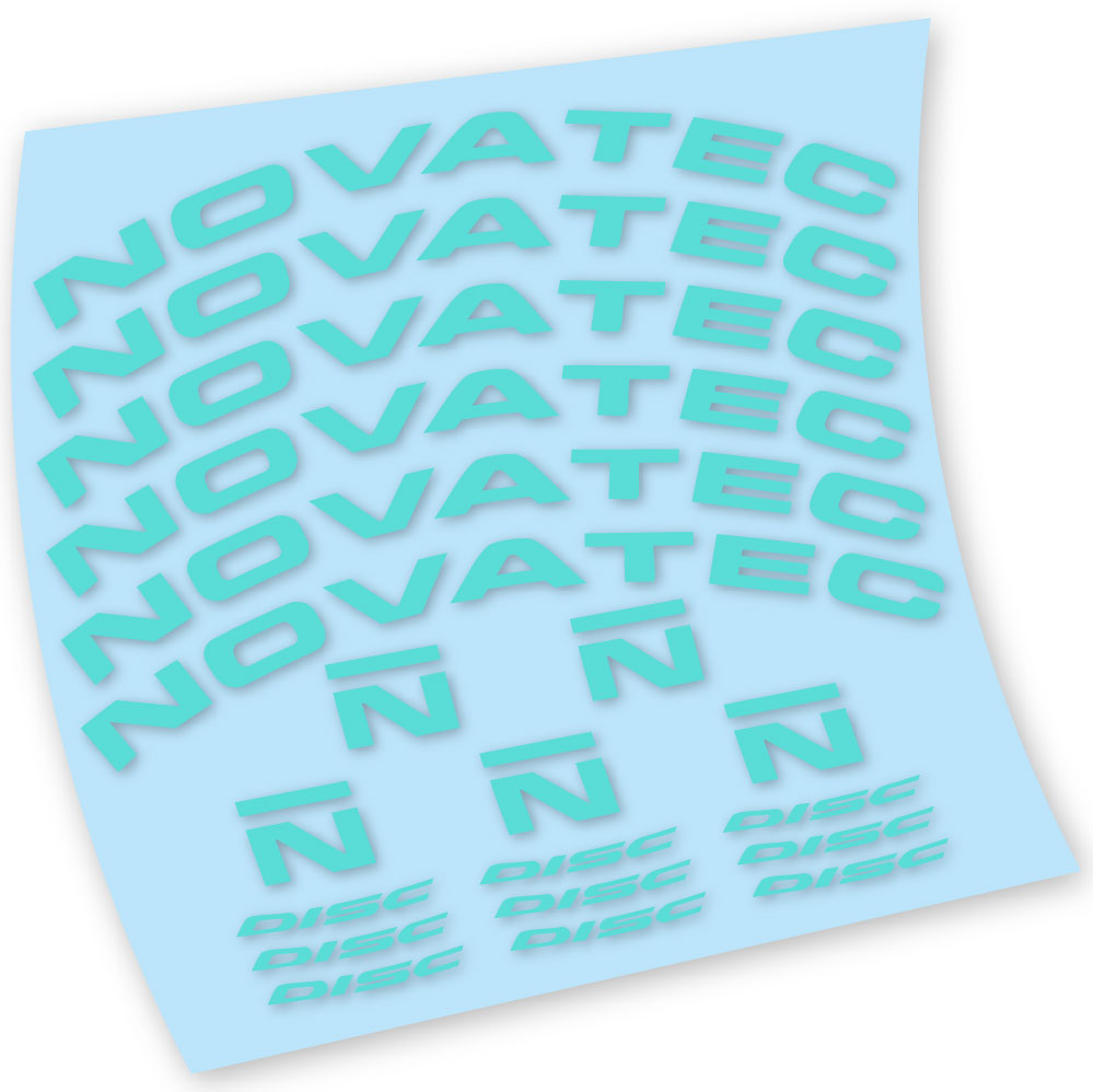 Stickers Novatec R3 Disc compatibles Autocollants roues Route