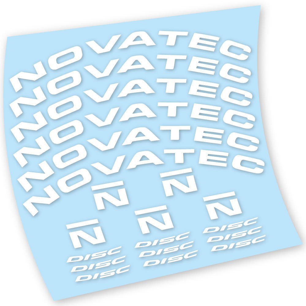 Stickers Novatec R3 Disc compatibles Autocollants roues Route