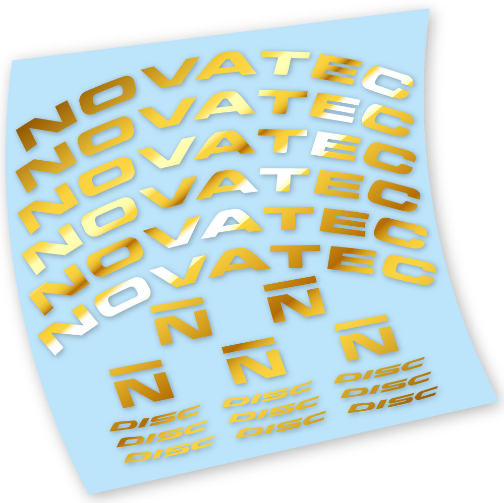 Stickers Novatec R3 Disc compatibles Autocollants roues Route