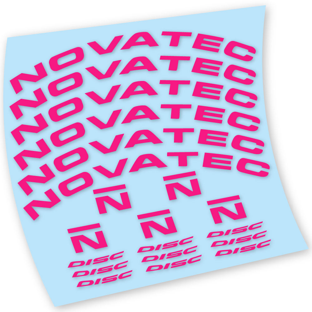 Stickers Novatec R3 Disc compatibles Autocollants roues Route