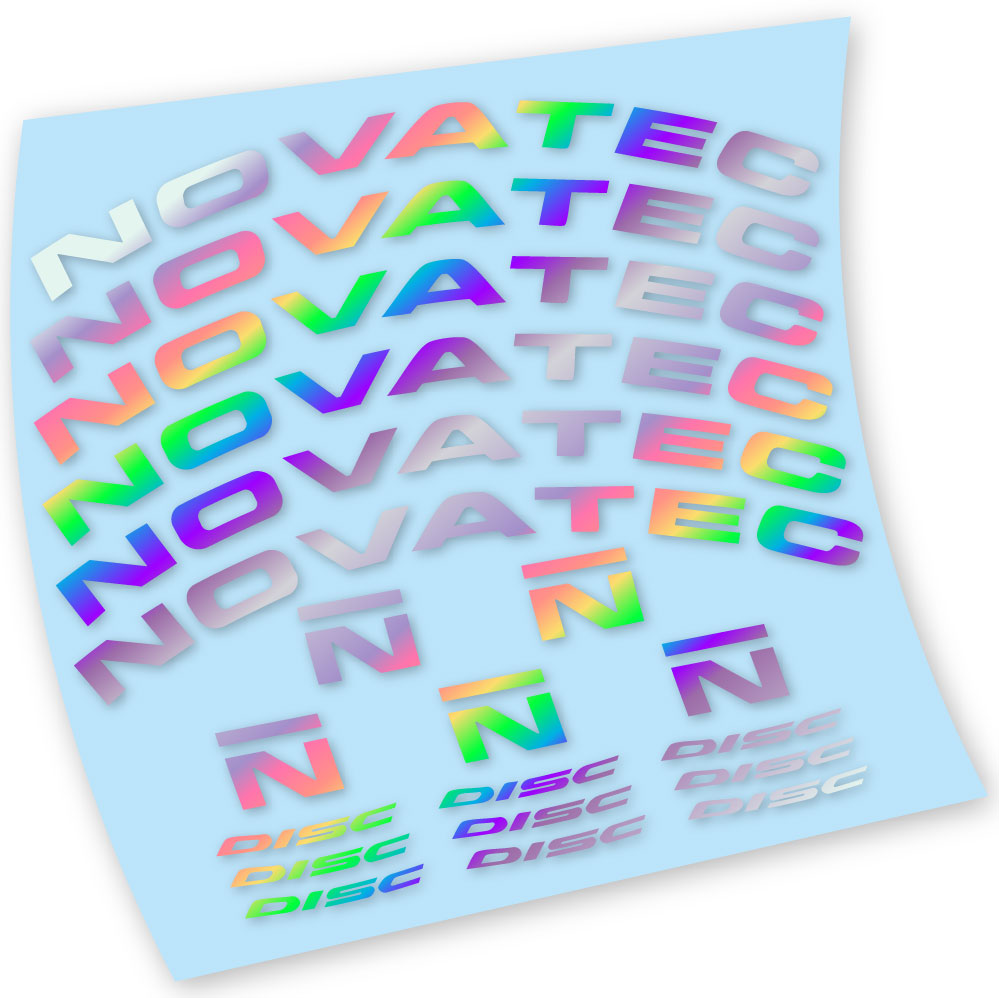 Stickers Novatec R3 Disc compatibles Autocollants roues Route
