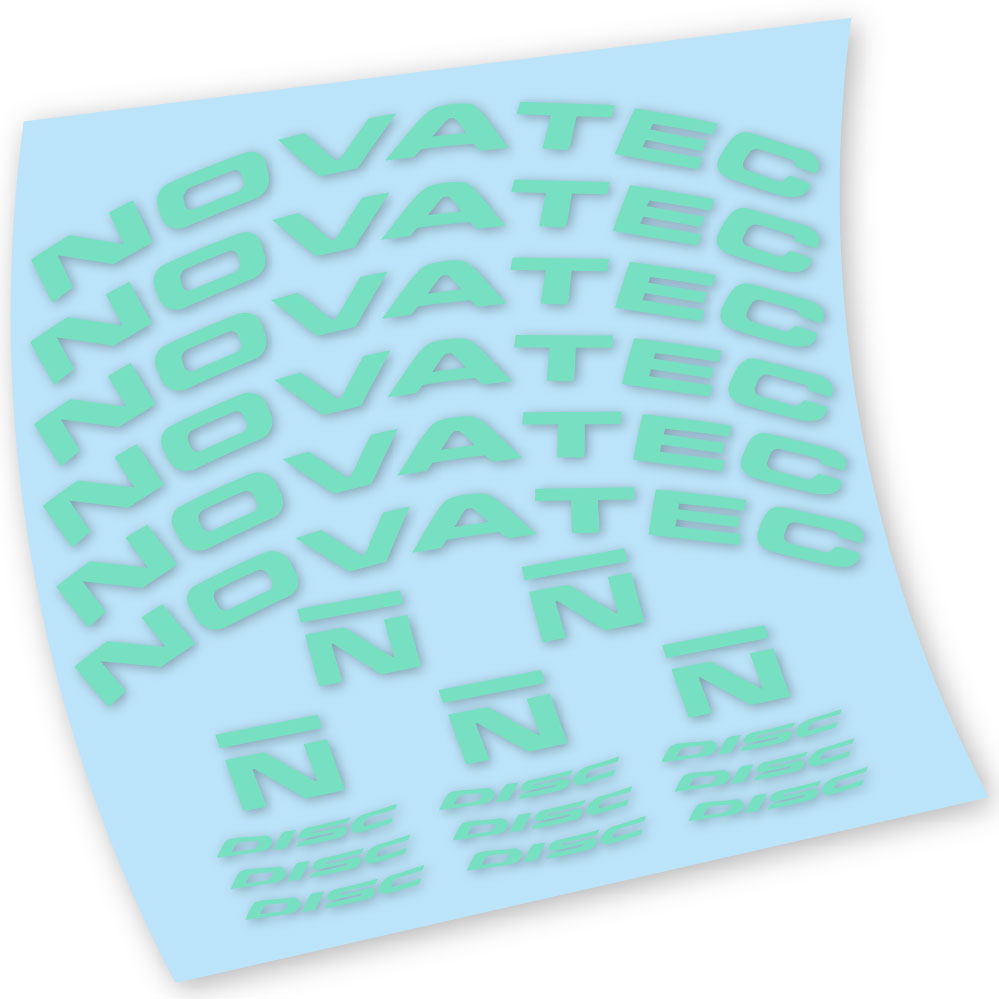 Stickers Novatec R3 Disc compatibles Autocollants roues Route