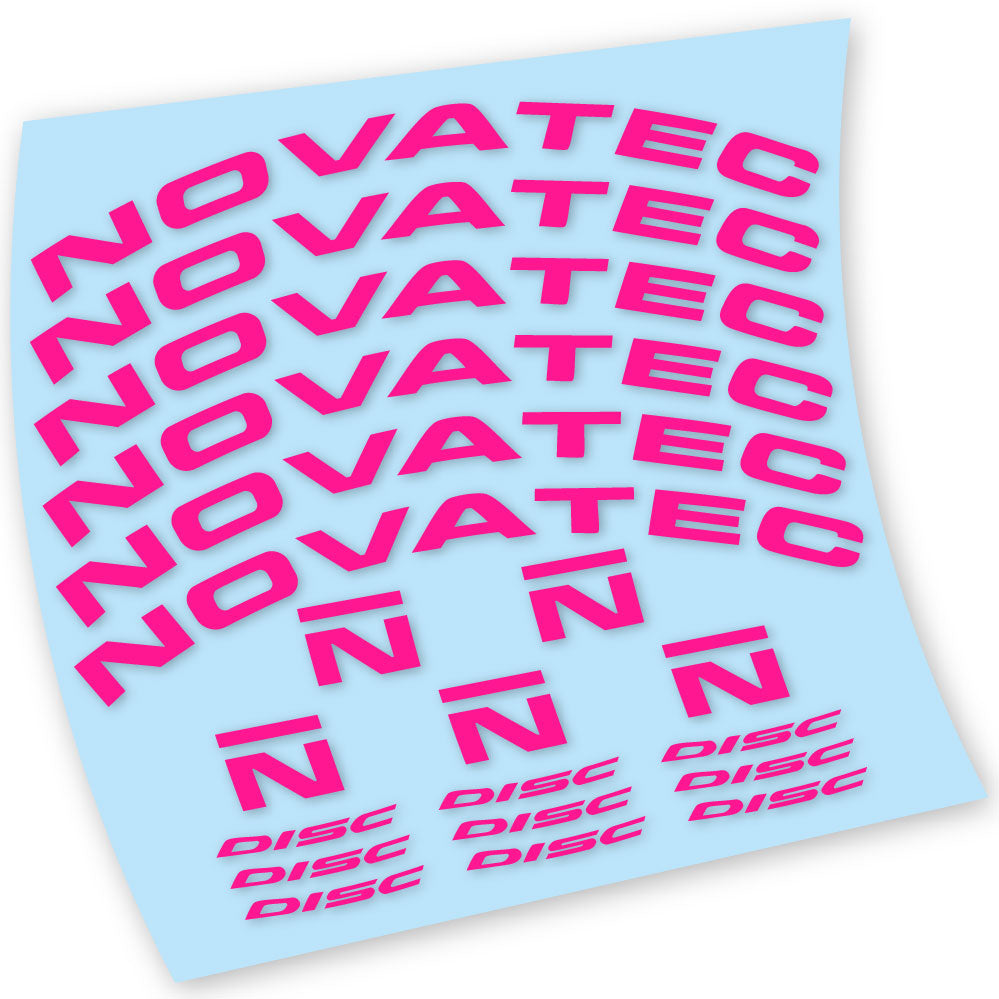 Stickers Novatec R3 Disc compatibles Autocollants roues Route