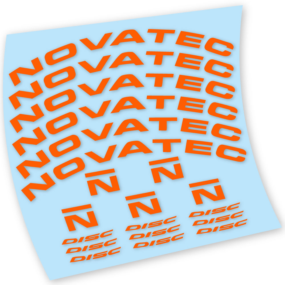 Stickers Novatec R3 Disc compatibles Autocollants roues Route