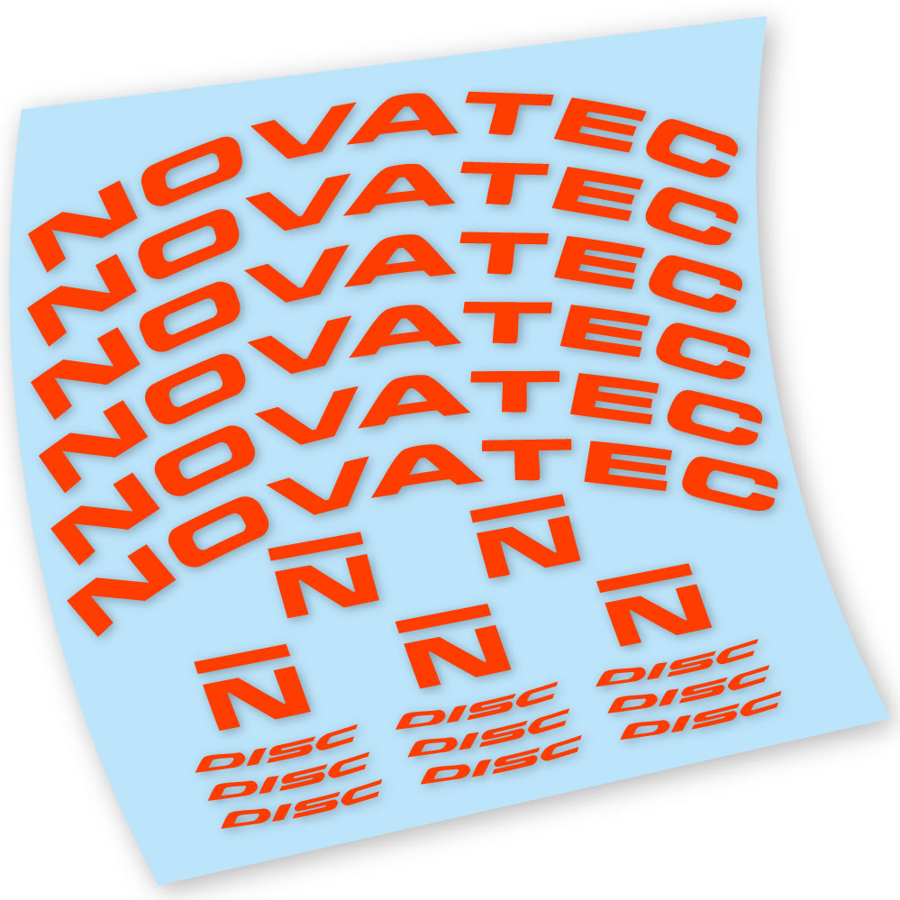Stickers Novatec R3 Disc compatibles Autocollants roues Route
