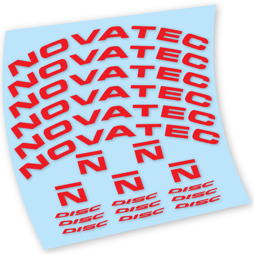 Stickers Novatec R3 Disc compatibles Autocollants roues Route