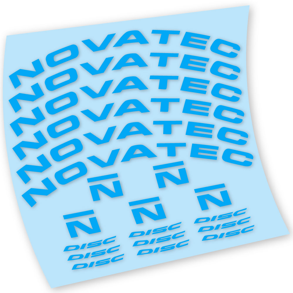 Stickers Novatec R3 Disc compatibles Autocollants roues Route
