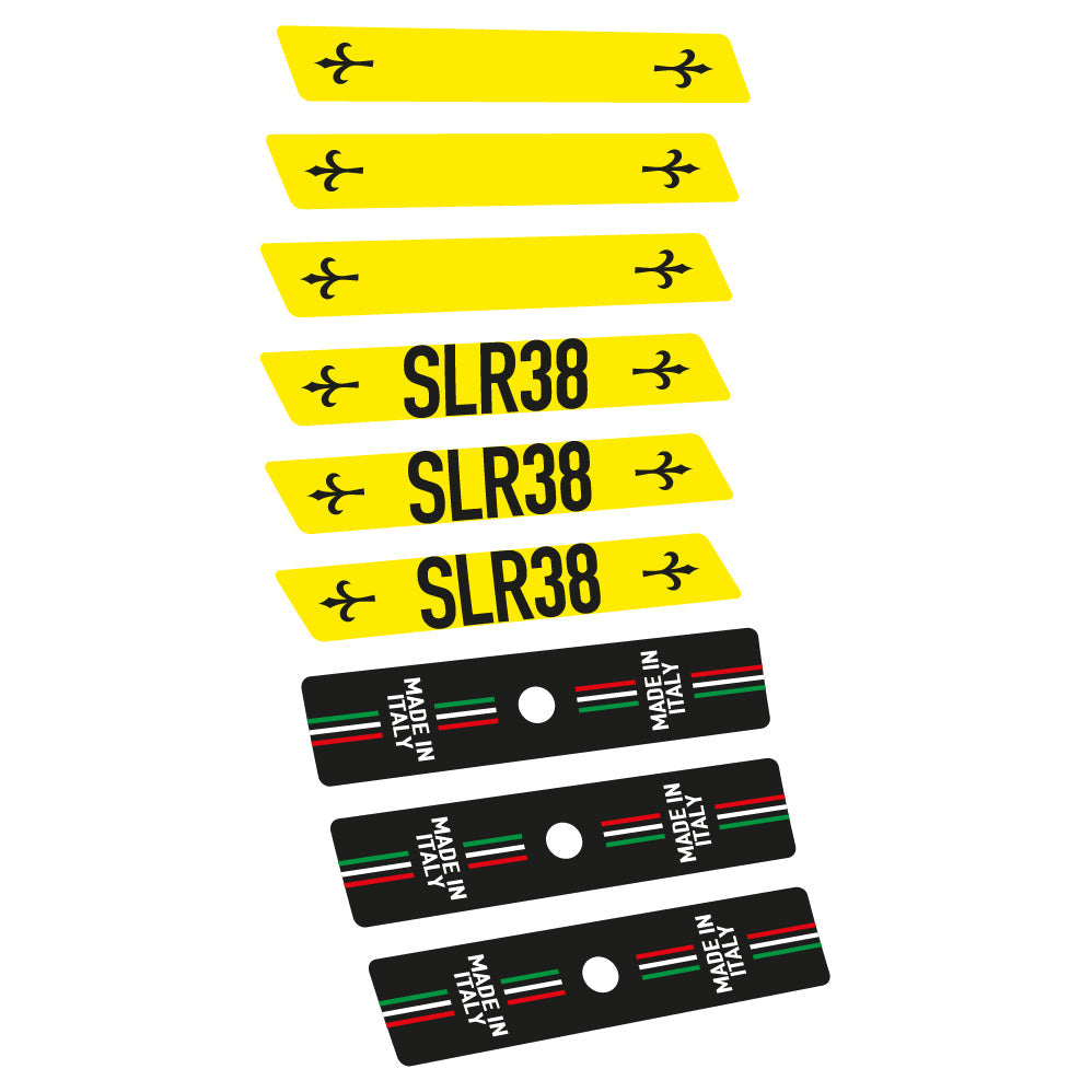 Stickers Willier SLR 38 road compatibles Autocollants roues Route
