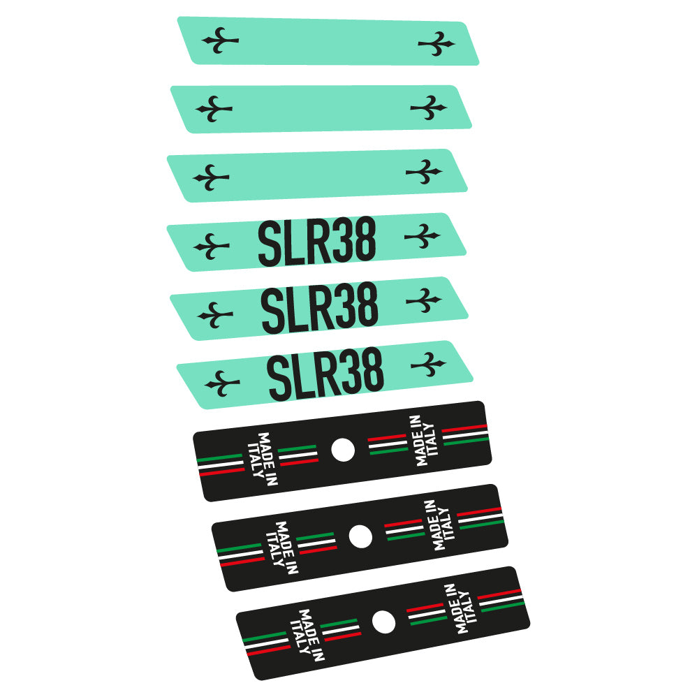 Stickers Willier SLR 38 road compatibles Autocollants roues Route