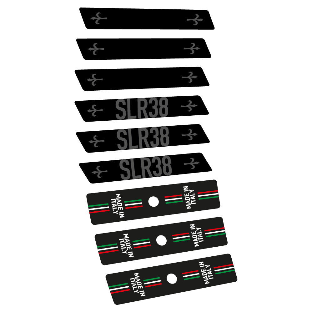 Stickers Willier SLR 38 road compatibles Autocollants roues Route